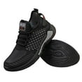 thumbnail image 3 of Men's Running Shoes Non Sneakers Breathable Mesh Athletic Shoes Black 42, 3 of 7