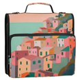 thumbnail image 5 of FORMRS Zipper Binder with Shoulder Strap 2-inch Ring 500 Sheet Capacity File Bag, Cityscape Painting, 5 of 5