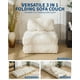 thumbnail image 2 of QinaQin Sillón cama plegable individual 3 en 1, chaise portátil con cojín y respaldo, ideal para recámara, sala o cuarto de visitas, sin ensamblaje, 2 of 8