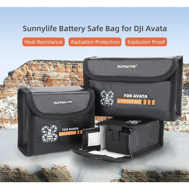 Battery Safe Guard Storage Bag Protective Li-Po Explosion-proof Accessories for DJI Avata Drone