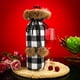 thumbnail image 3 of 8 Piezas Fundas para Botellas de Vino de Navidad Bolsas de Regalo de Vino a Cuadros de Búfalo Suéter de Piel Sintética de Navidad Bolsas para Porta Botellas de Vino Bolsas para Decoraciones de Adornos de Cena de Navidad (Blanco y Negro) Rojo Verde, 3 of 5