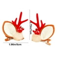 thumbnail image 3 of Tainini Clearance sale ! Christmas Hair Clips,Christmas Reindeer Hair Clip,Deer Horn Barrettes for Women Girls Christmas Hair Accessories Tainini Clearance sale !, 3 of 6