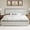 White, variant on BSHTI Queen Bed Frame with Country Farmhouse Wooden Headboard, Brown