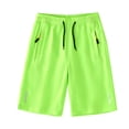 thumbnail image 2 of UACY Athletic Shorts for Boys Wide Leg Elastic Waist Basketball Shorts Running Loose Casual Pocket Knee Length Pants, 2 of 8