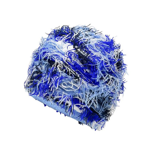 LinYooLi Cross Border New Hot Selling Monkey Hair Hat Embroidery Meets Logo Autumn And Winter Warm Knitted Hat Hair