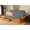 Blue, variant on Kodiak Furniture Phoenix Queen Butternut Wood Storage Futon-Linen Stone Mattress