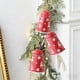 thumbnail image 4 of xihome Pack de 2 campanas navideñas de hierro forjado con diseño festivo nevado - Adornos rojos para colgar en la ventana, ideales para la decoracin navideña del hogar., 4 of 6