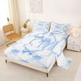thumbnail image 2 of Manfei Letter M Monogrammed Full Size Sheets For Girl,Girly Bowknot Bed Sheets Fir Kids,4 Pieces, 2 of 6