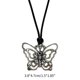 thumbnail image 3 of Butterfly Necklace Sweet Cool Women Necklaces Butterflies Pendant Clavicle Chain Girls Neck Chains Wedding Jewery Gift, 3 of 4