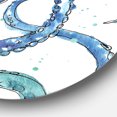 thumbnail image 2 of Designart 'Blue Deep Sea VIII' Nautical & Coastal Metal Circle Wall Art, 2 of 3