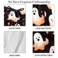 thumbnail image 4 of luoweisi Men's Beach Shorts Quick Dry Swim Trunks with Mesh Lining Halloween Ghost M, 4 of 5