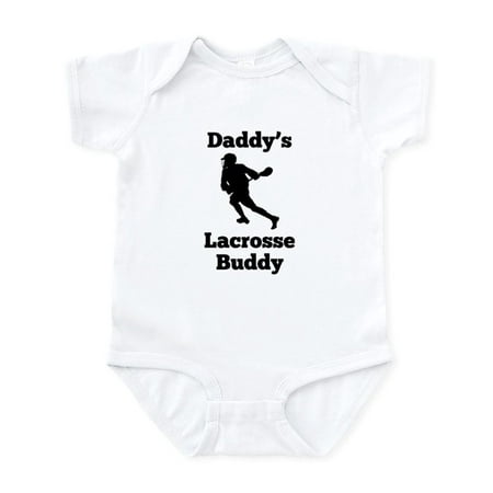 

CafePress - Daddys Lacrosse Buddy Body Suit - Baby Light Bodysuit Size Newborn - 24 Months