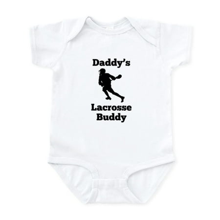 

CafePress - Daddys Lacrosse Buddy Body Suit - Baby Light Bodysuit Size Newborn - 24 Months