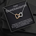 thumbnail image 2 of Interlocking Heart Necklace Personalized Mother's Day Granddaughter Gift, Mothers Day Necklace from grandmother, Mothers Day Jewery Gift, Mothers Day Gift Card, 2 of 3