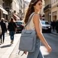 thumbnail image 7 of YiJuHui Nylon Tablet Bag for Women, Large Capacity Commuter Shoulder Bag, Water-Resistant Crossbody Purse with Padded Laptop Sleeve, Tote Handbag for Work, Travel, and Daily Use, 7 of 7