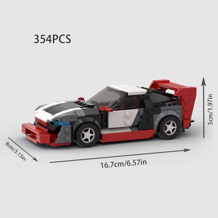 Technical Moc Hoonitron Car City Speed Champion Sports Car Racing Vehicle Building Blocks Brick Educational Construction Toy Kid
