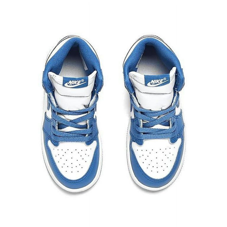 Blue and clearance white jordans toddler