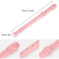 thumbnail image 3 of Student Recorder Flute 8 Holes High Pitch Soprano Descant Recorder Abs Instruments Reed Pipe With Cleaning Bar For Kids & Adults (Pink) Pink Recorder Recorder Instrument For Kids, 3 of 5
