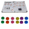 thumbnail image 1 of RP2040 Fighting Keyboard+12PCS Keycap for Joystick 6 Tekken Game Covered Punk A, 1 of 8