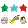 thumbnail image 2 of Stars & Streamers Congratulations Balloon Bouquet 13 Pieces, 2 of 2