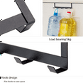 thumbnail image 6 of 4X Smart Wide over the Door Rack Wrought Iron Hook Black, 6 of 6