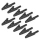 thumbnail image 3 of 10 unids/set Clip de seguridad 2mm Banana Jack abrazadera de prueba trasera cobre puro para regulador de potencia negro, 3 of 14