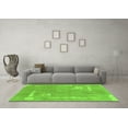 thumbnail image 3 of Ahgly Company Indoor Square Abstract Green Modern Area Rugs, 5' Square, 3 of 4