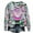 #0010-Hot Pink, variant on Cowsor Girls Sweatshirts Kids Cute Graphic Crewneck Pullover Tops Xmas Long Sleeve Holiday Shirts