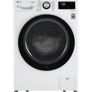 LG WM1455HWA 2.4 Cu. Ft. HE Stackable Front Load Washer with Steam Wash - White