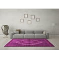 thumbnail image 3 of Ahgly Company Indoor Round Persian Pink Traditional Area Rugs, 3' Round, 3 of 4