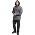 thumbnail image 2 of Wrangler Workwear Men's Quilted Lined Work Shirt Jacket with Hood, Size S-5XL (Men's and Big Men's), 2 of 14