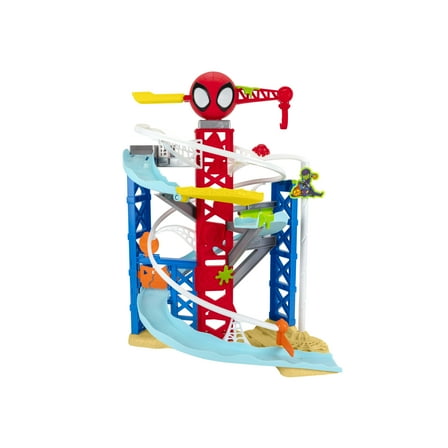 Spidey and His Amazing Friends Construction Zone Chaos Track Set Toddler Toy