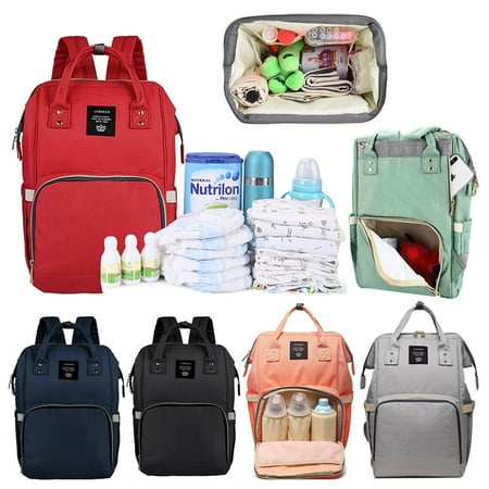 (Additional Gift Presented)Backpack Diaper Bag, Vbiger All-in-One Waterproof Maternity Nappy Bag Large Capacity Travel Backpack for Baby (Best Small Diaper Bag 2019)