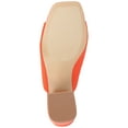 thumbnail image 6 of Journee Womens Lorenna Open Square Toe Block Heel Dress Sandals, Widths Available, 6 of 10