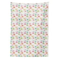 thumbnail image 3 of Ambesonne Clouds Tablecloth Rectangular Table Cover, Pastel Sky Elements, 52"x70", Multicolor, 3 of 4