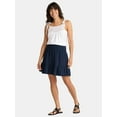 thumbnail image 2 of Time and Tru Women's Double Cloth Skirt, Sizes XS-XXXL, 2 of 5