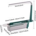 thumbnail image 3 of Onwddarefy Sink Storage Rack, Adjustable Sponge Holder for Kitchen, Updated Telescopic Sink Storage Rack, Household Drying Rack with Drain Filter, Multipurpose Kitchen Sink Accessories (Green), 3 of 7