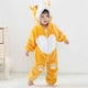 thumbnail image 2 of Pijamas Para Niños Pequeños Otoño Invierno Bebé Infantil Unisex Niño Pijama De Felpa Onesie Traje De Animal Perezoso De Una Pieza Amarillo Odeerbi  LM103-2974, 2 of 7