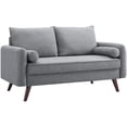 thumbnail image 2 of Mid Century Modern 2 Piece Sofa and Loveseat Set in Gray, 2 of 11