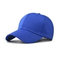 1PC Hat Blue Cotton Solid Color Duck Hat Trend Personality Outdoor