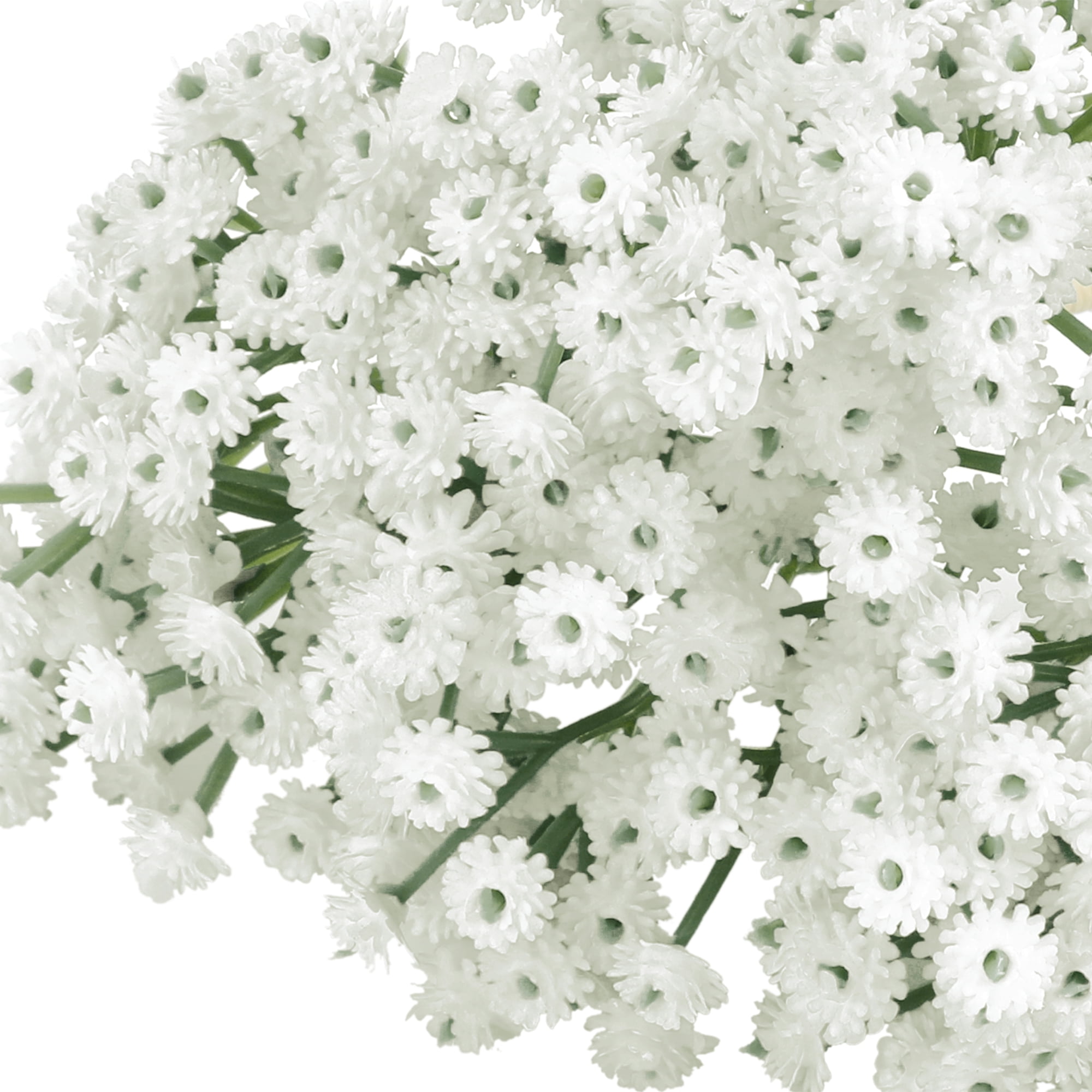 Unique Bargains Artificial Flowers 6Pc Fake Flowers Bouquets Real Touch Bulk Bouquet White