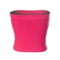 thumbnail image 4 of Made by Olivia Women's Solid Casual Summer Side Shirring Scrunched Double Layered Tube Top, 4 of 5