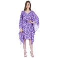 thumbnail image 7 of Moomaya Printed Short Kaftan For Women Kimono Swimwear Cover-Up Beach Caftan, 7 of 7