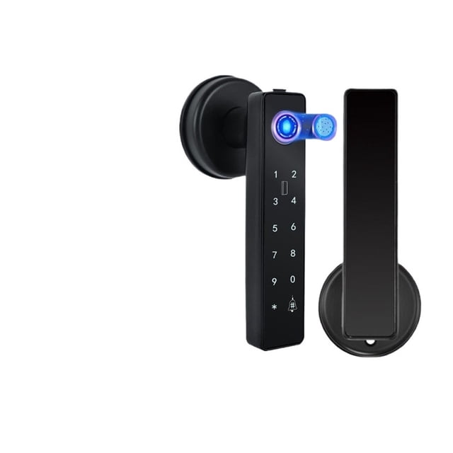 Double Row Smart Wooden Door Fingerprint Lock Bluetooth Anti Theft Password Electronic Door Lock ,Keyless Entry Design