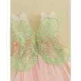 thumbnail image 5 of GXFC Kids Girls Summer Princess Dress 6M 1T 2T 3T 4T Toddler Girls Sleeveless Sling Butterfly Embroidery Tiered Dress with Wing Children Girls Summer Mesh Tulle A-line Dress, 5 of 8
