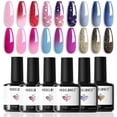 thumbnail image 1 of Set de esmaltes de uñas en gel MODELONES Mood Temperature Color Changing, 1 of 9