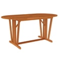 thumbnail image 4 of vidaXL 5 Piece Garden Dining Set Solid Wood Eucalyptus, 4 of 6