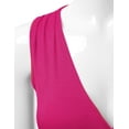 thumbnail image 4 of Doublju Women's V- Neck Sleeveless Shirred Sides Tank Top (Plus Size Available), 4 of 4