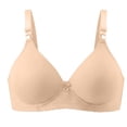 thumbnail image 5 of Ohufall Oversized Bras for Women Push Up with Steel Ring Bra Gathering Fit Everyday Underwear, 5 of 7