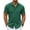 Green, variant on COOFANDY Mens Short Sleeve Shirts Button Down Tops Beach Spread Collar Summer Blouses